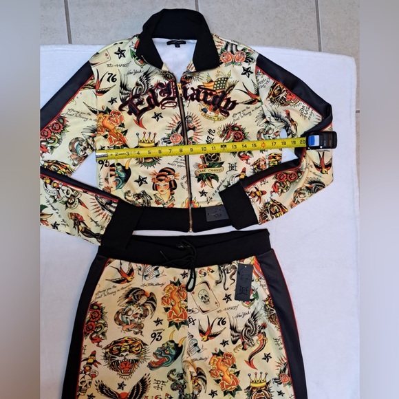 Ed Hardy Y2K Track Suit (Set) Women's size LARGE - Picture 10 of 12